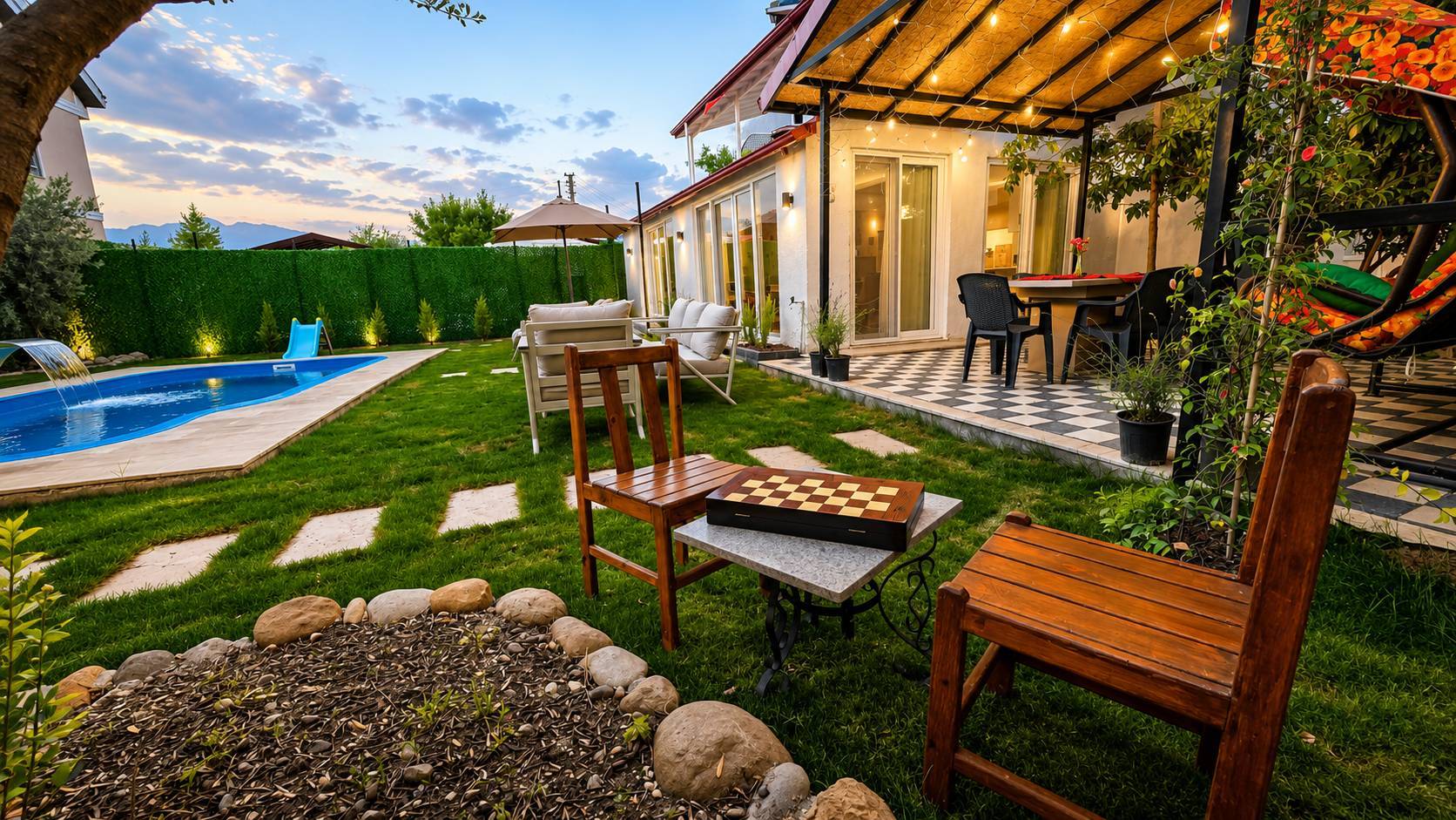 Seydikemer Gerişburnu'nda Doğa İle İç İçe, Özel Havuzlu, Konforlu Villa 45757 — 7