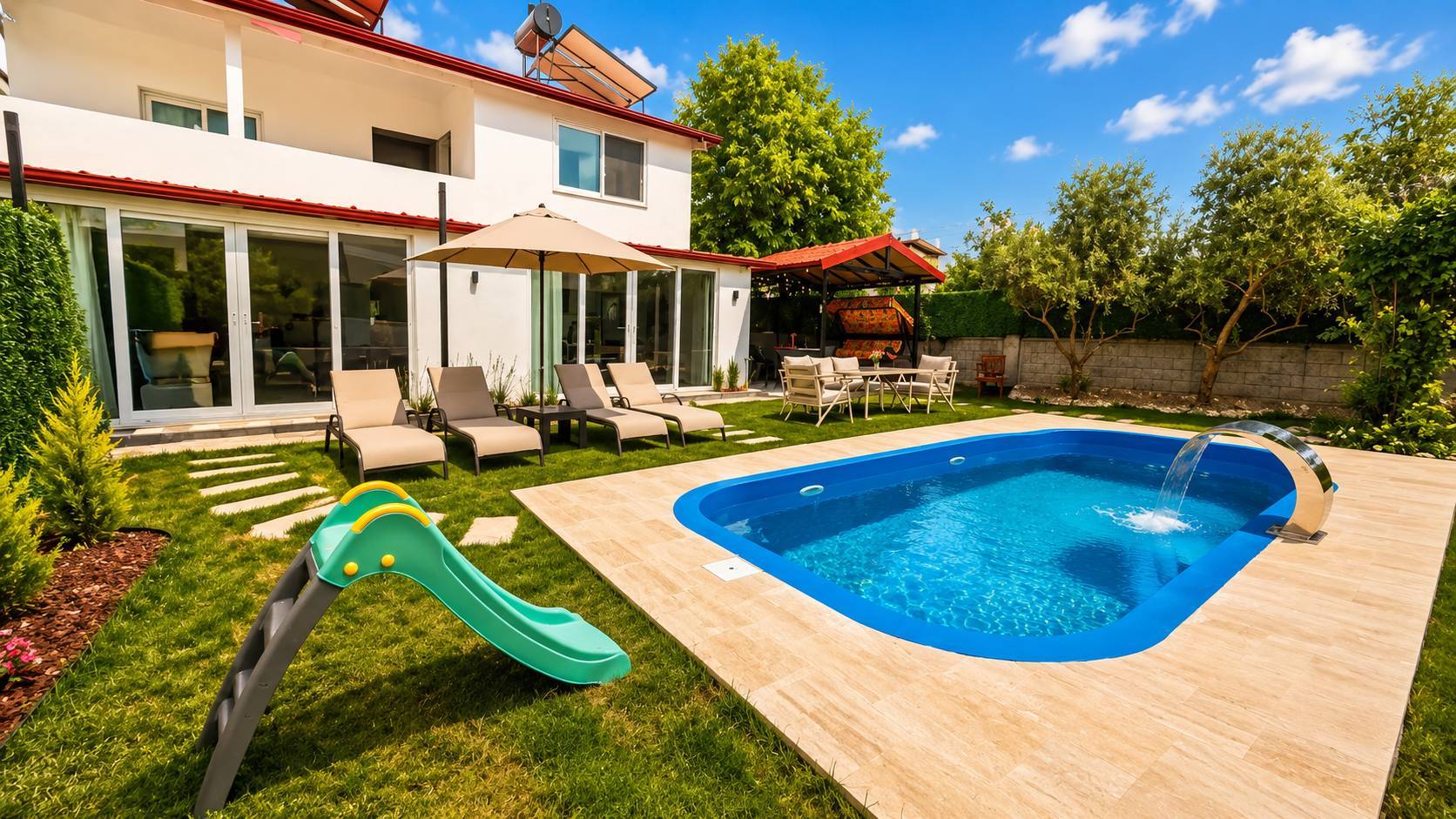 Seydikemer Gerişburnu'nda Doğa İle İç İçe, Özel Havuzlu, Konforlu Villa 45757 — 2