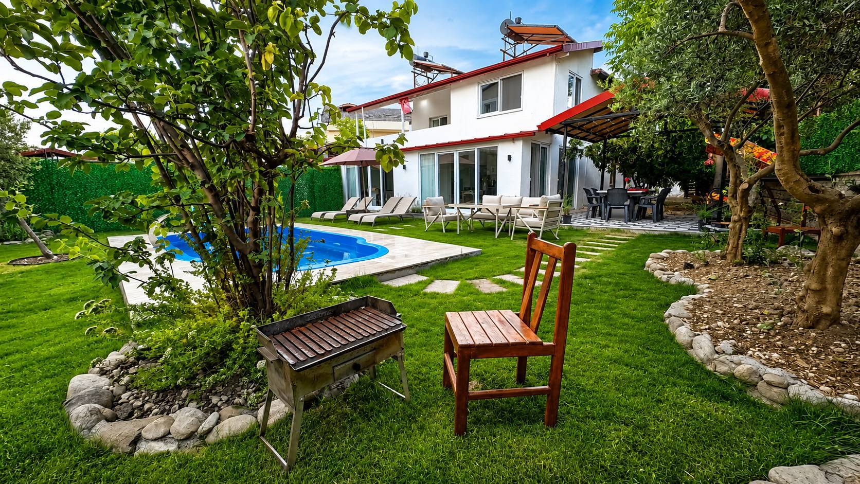 Seydikemer Gerişburnu'nda Doğa İle İç İçe, Özel Havuzlu, Konforlu Villa 45757 — 4