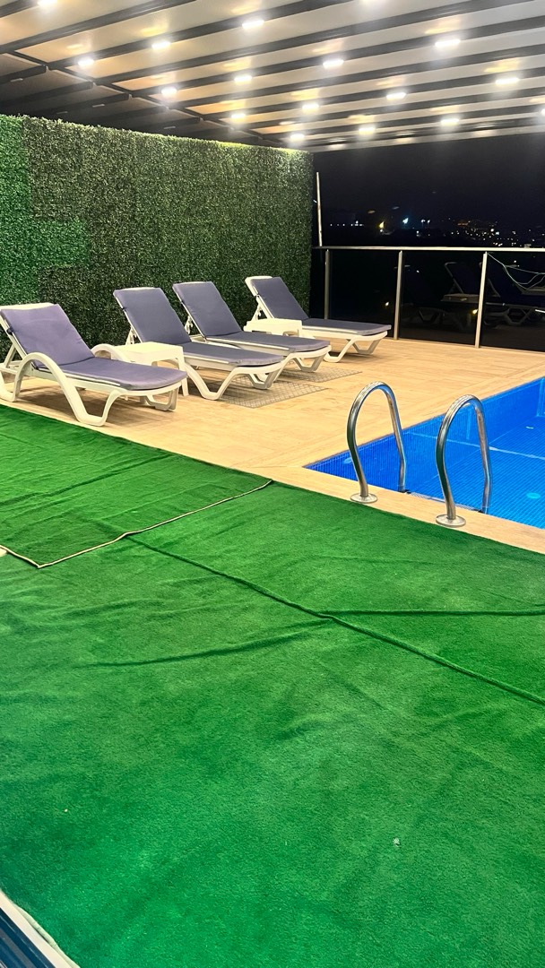 Alanya Büyükhasbahçe'de Modern Tasarımlı, Özel Havuzlu, 2+1 Villa