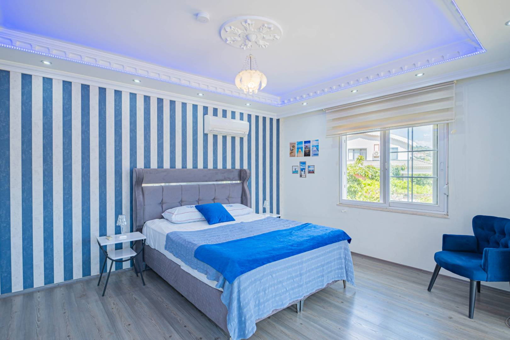 Alanya Sugözü'nde Doğa ve Deniz Manzaralı, Özel Havuzlu, Kiralık Villa