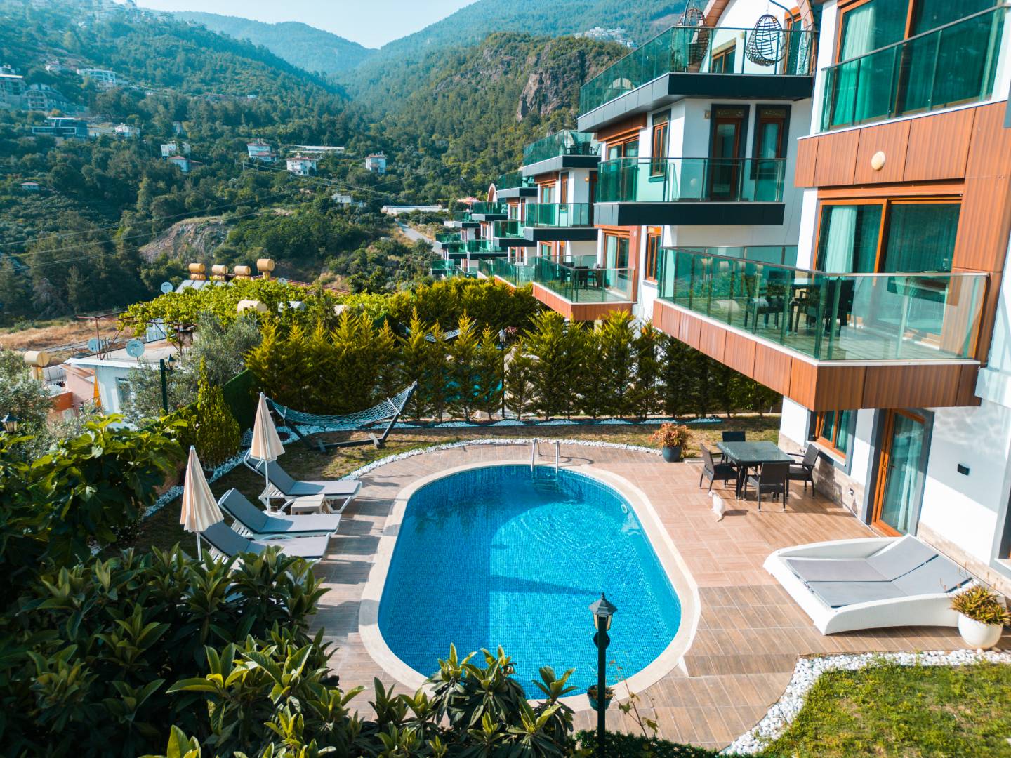 Antalya Alanya'da Deniz Manzaralı, Özel Havuzlu, 12 Kişilik Villa 35828 — 4