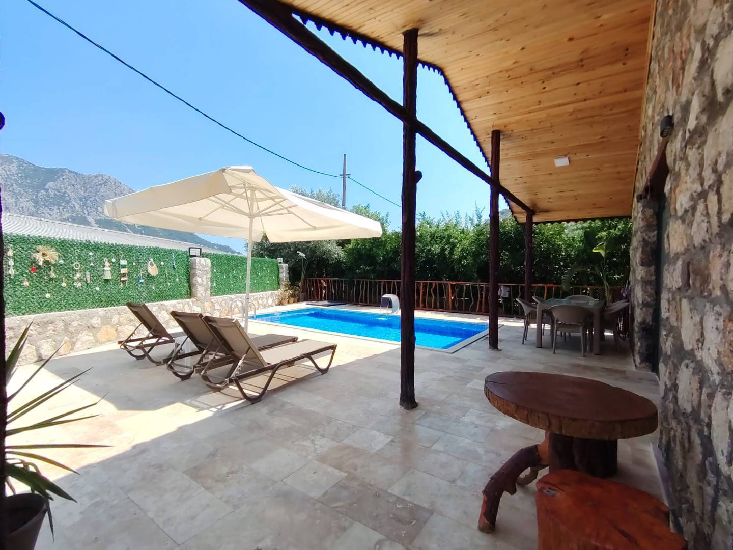 Antalya Kumluca'da Çekirdek Ailelere Uygun, Özel Havuzlu, Taş Villa 43171 — 2