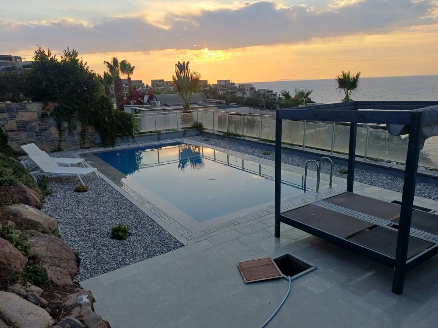 Bodrum Dirmil'de Deniz Manzaralı, Özel Havuzlu, Lüks Villa