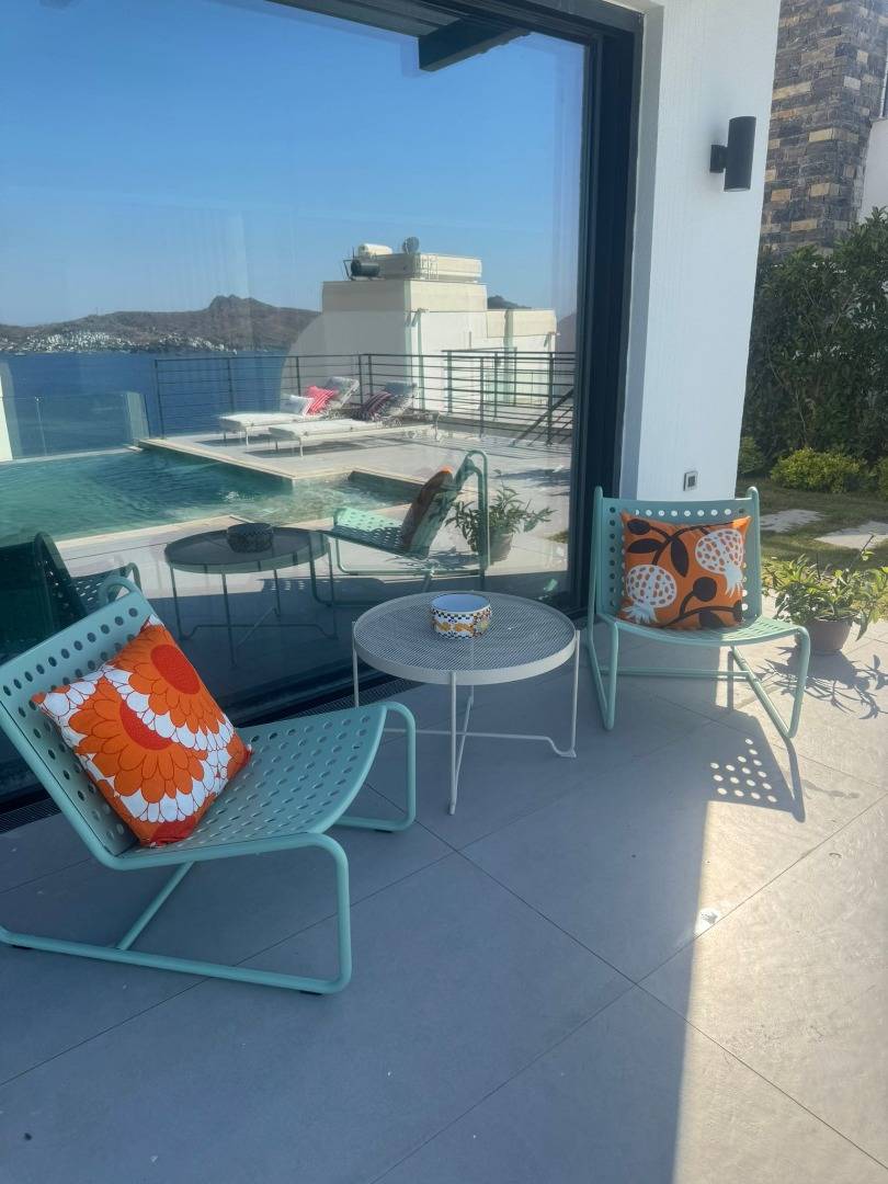 Bodrum Geriş'de Enfes Deniz Manzaralı, Özel Havuzlu, Konforlu Villa 45746 - 4