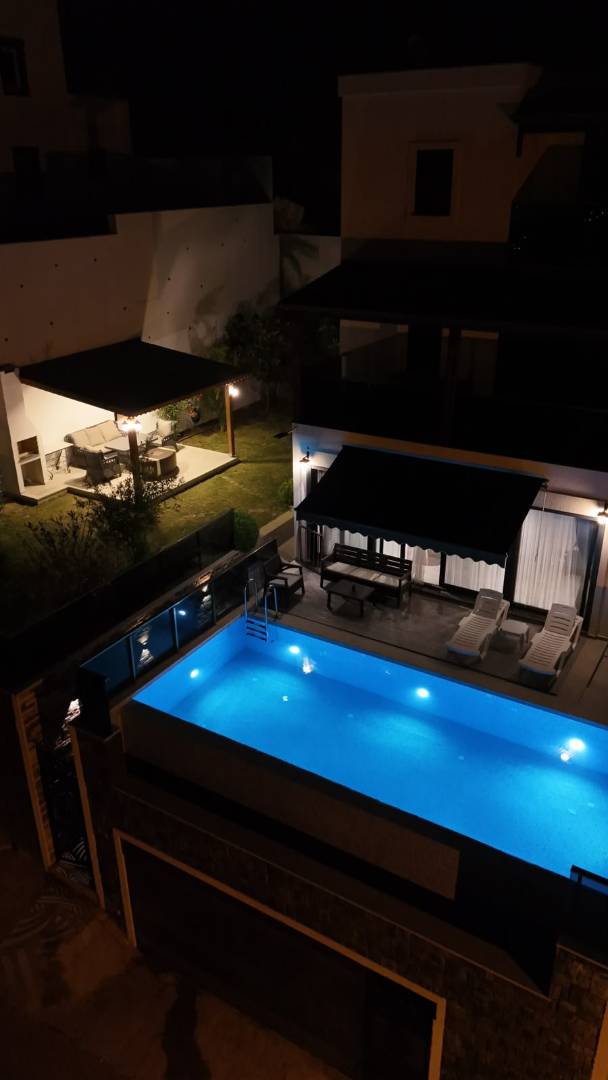 Bodrum Peksimet'te Enfes Deniz Manzaralı, Özel Havuzlu, Kiralık Villa