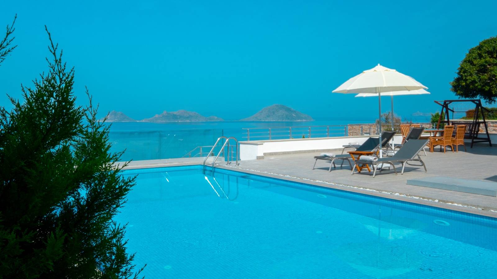 Bodrum Turgutreis'de Muhteşem Deniz Manzaralı, Özel Havuzlu, Lüks Villa 46129 — 3