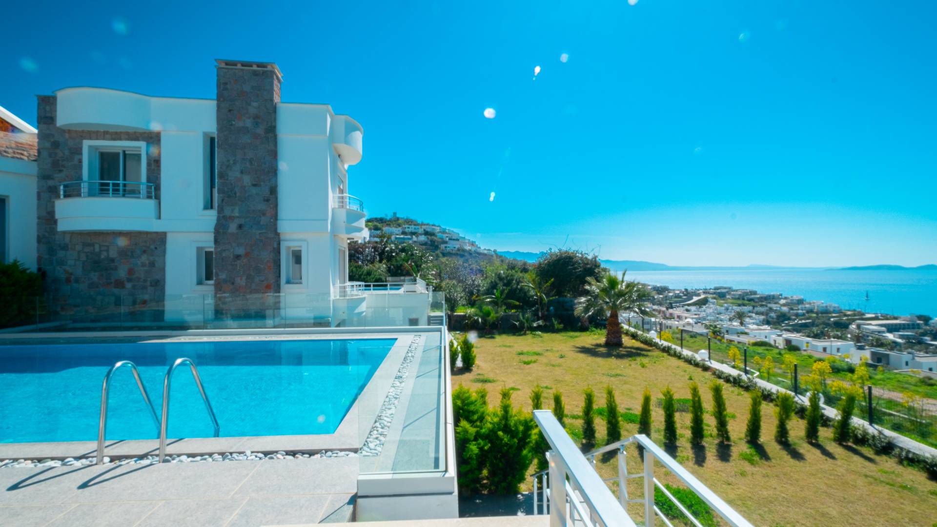 Bodrum Turgutreis'de Muhteşem Deniz Manzaralı, Özel Havuzlu, Lüks Villa 46129 — 6