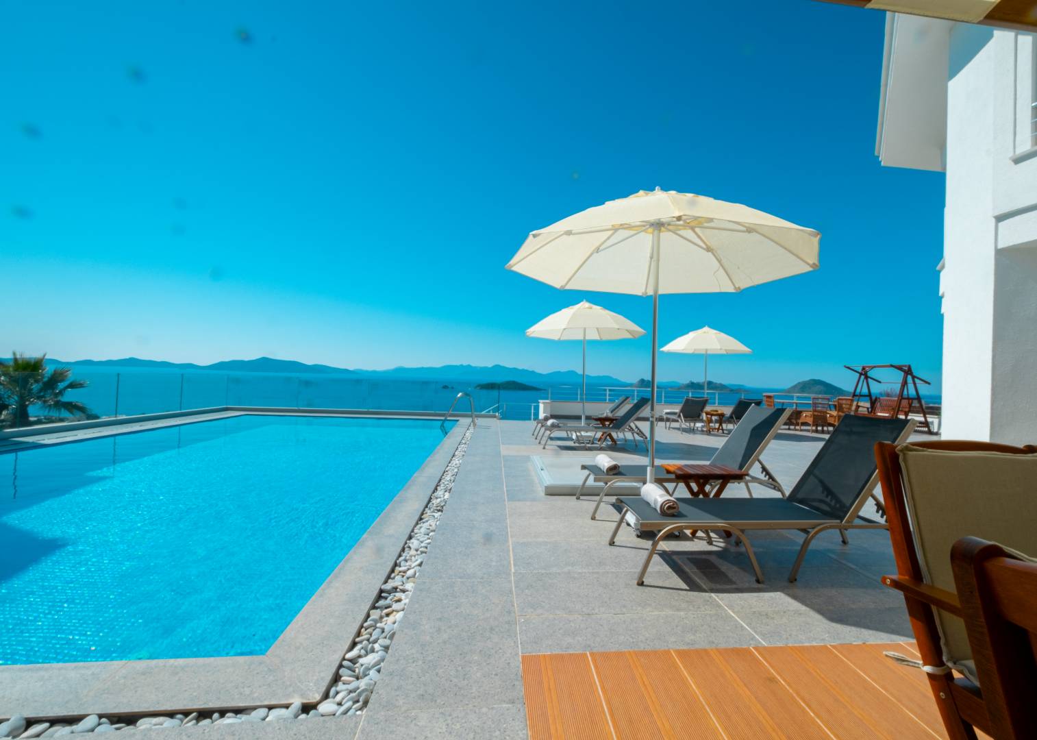 Bodrum Turgutreis'de Muhteşem Deniz Manzaralı, Özel Havuzlu, Lüks Villa 46129 — 8