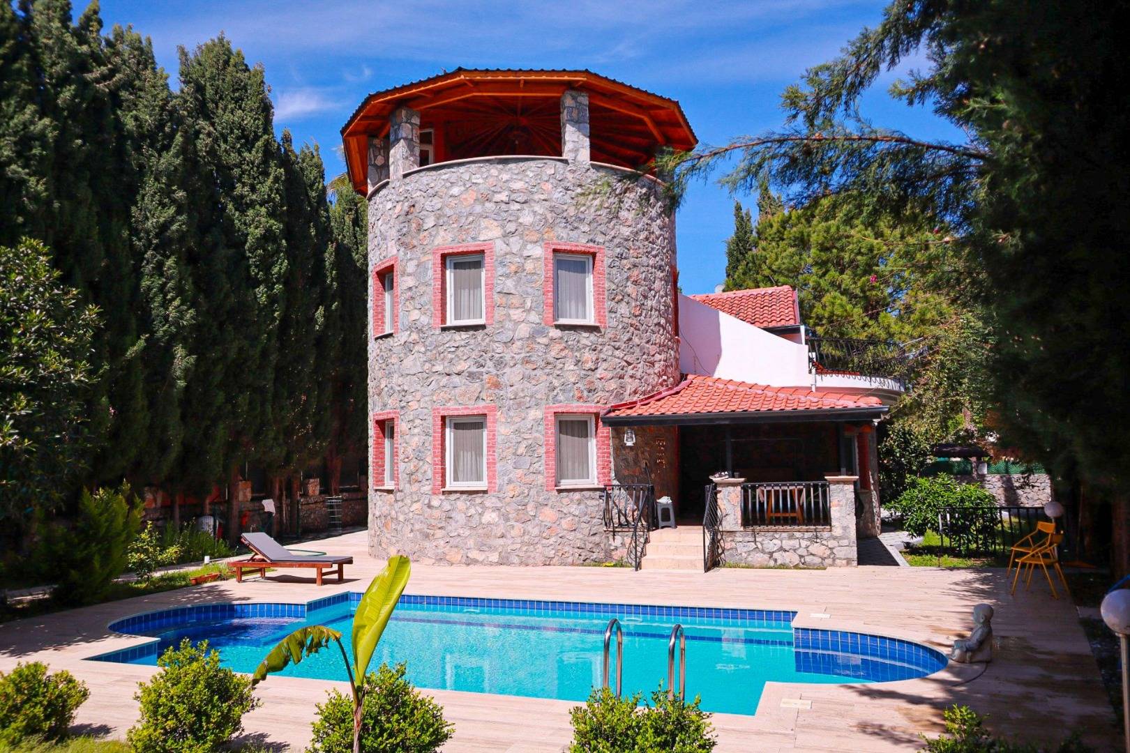 Dalaman Karaçalı'da Doğa İle İç İçe, Özel Havuzlu, Ferah Villa 45791 - 1