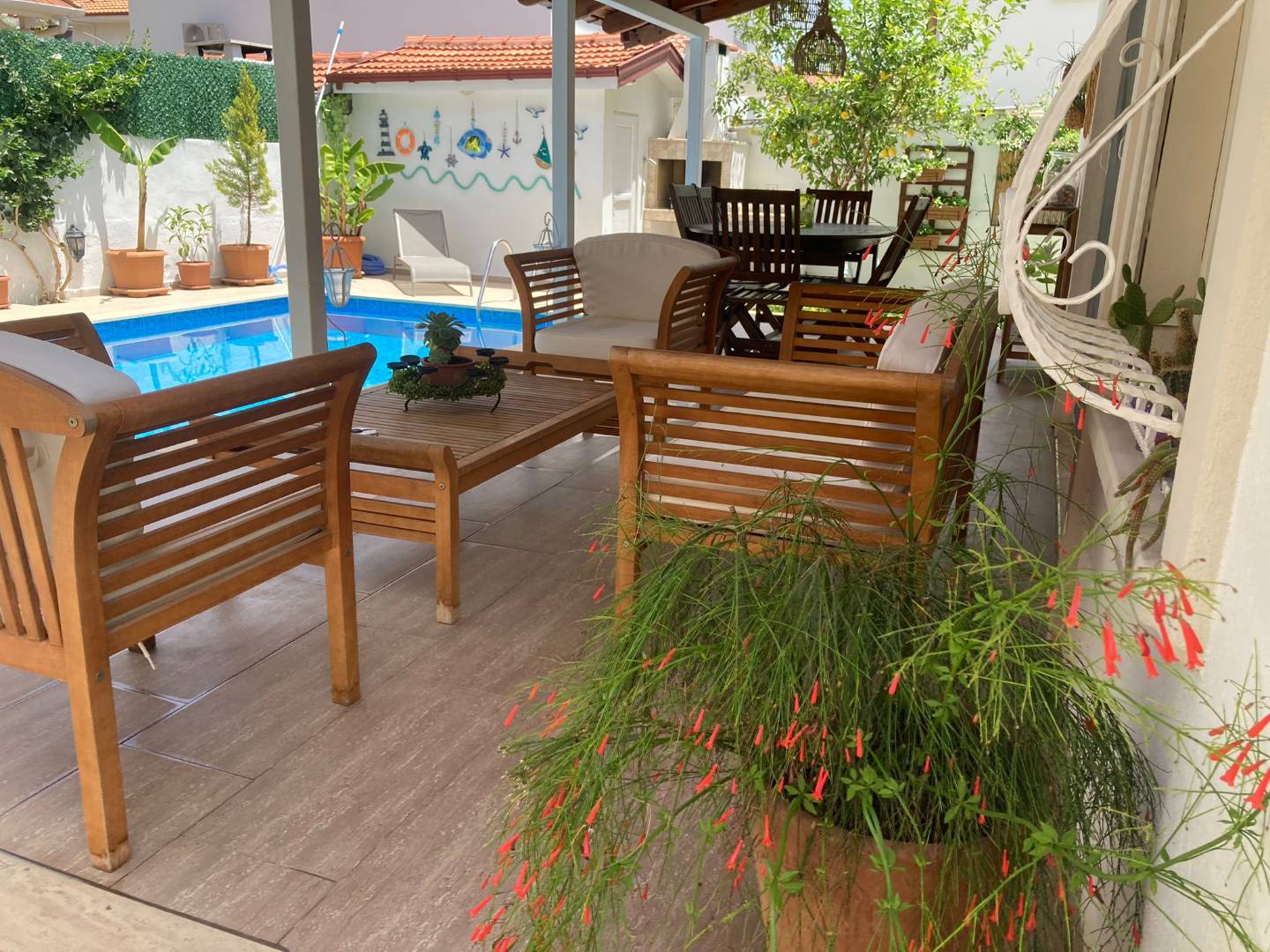 Ortaca Dalyan'da Geniş Ailelere Uygun, Özel Havuzlu, Konforlu Villa