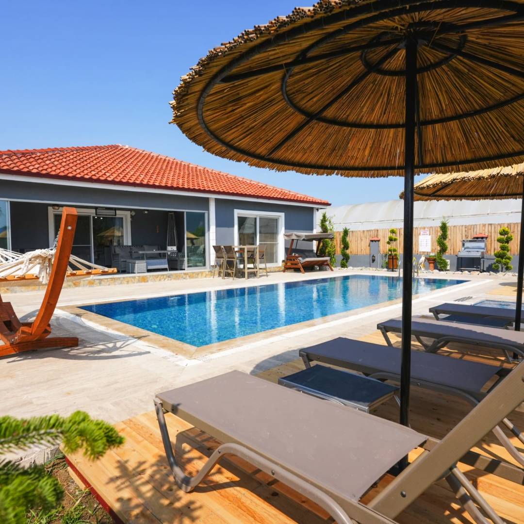 Ortaca Dalyan'da Doğa İle İç İçe, Özel Havuzlu, 4+1 Villa 46033 — 4