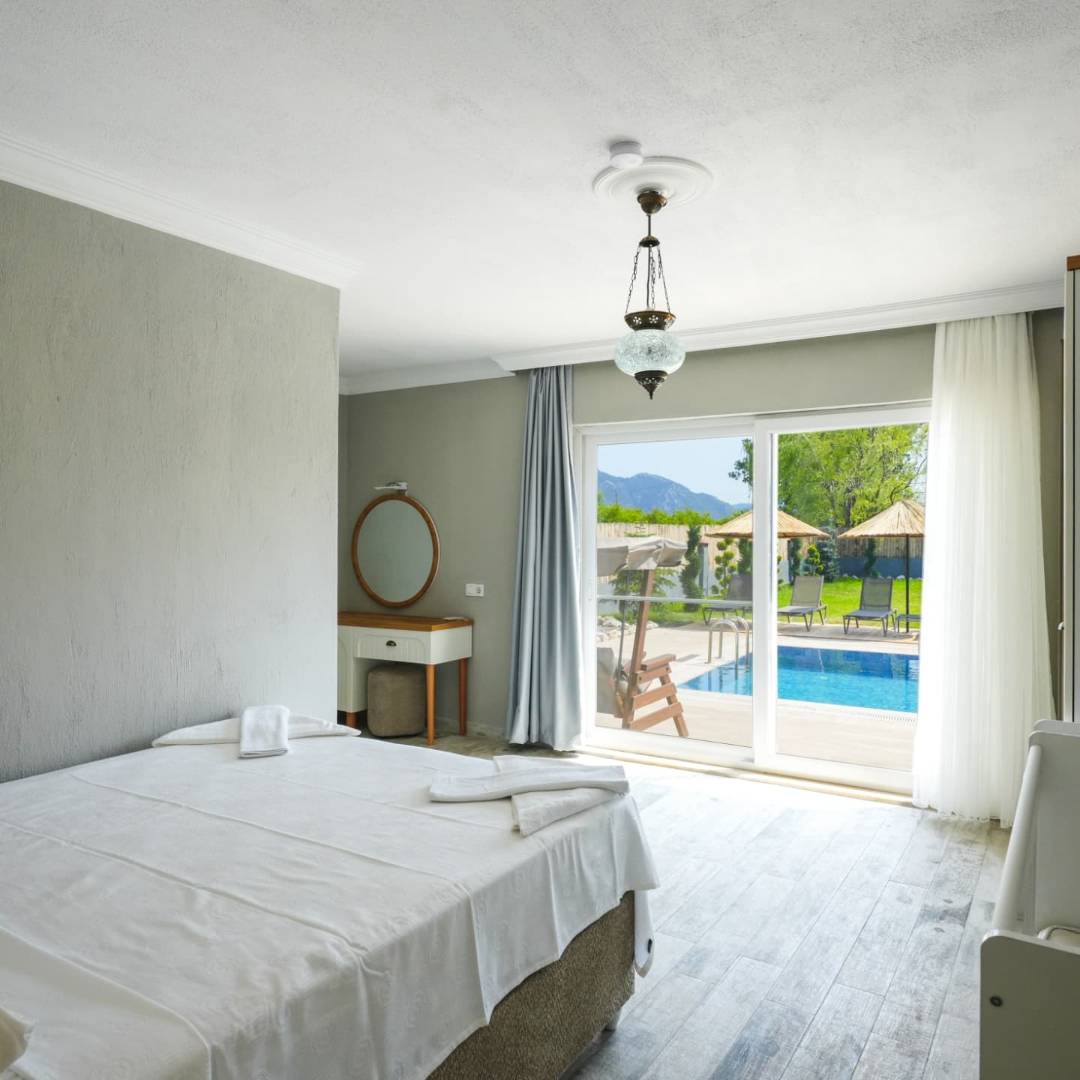 Ortaca Dalyan'da Doğa İle İç İçe, Özel Havuzlu, 4+1 Villa