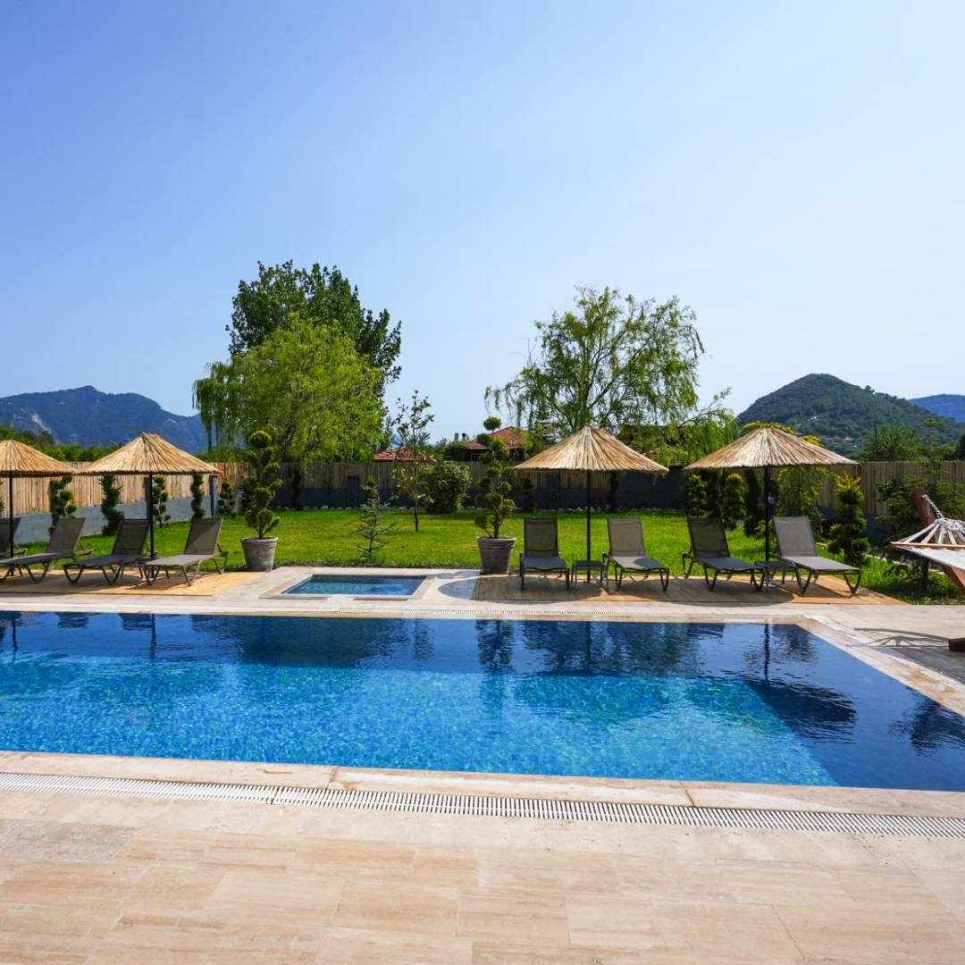 Ortaca Dalyan'da Doğa İle İç İçe, Özel Havuzlu, 4+1 Villa