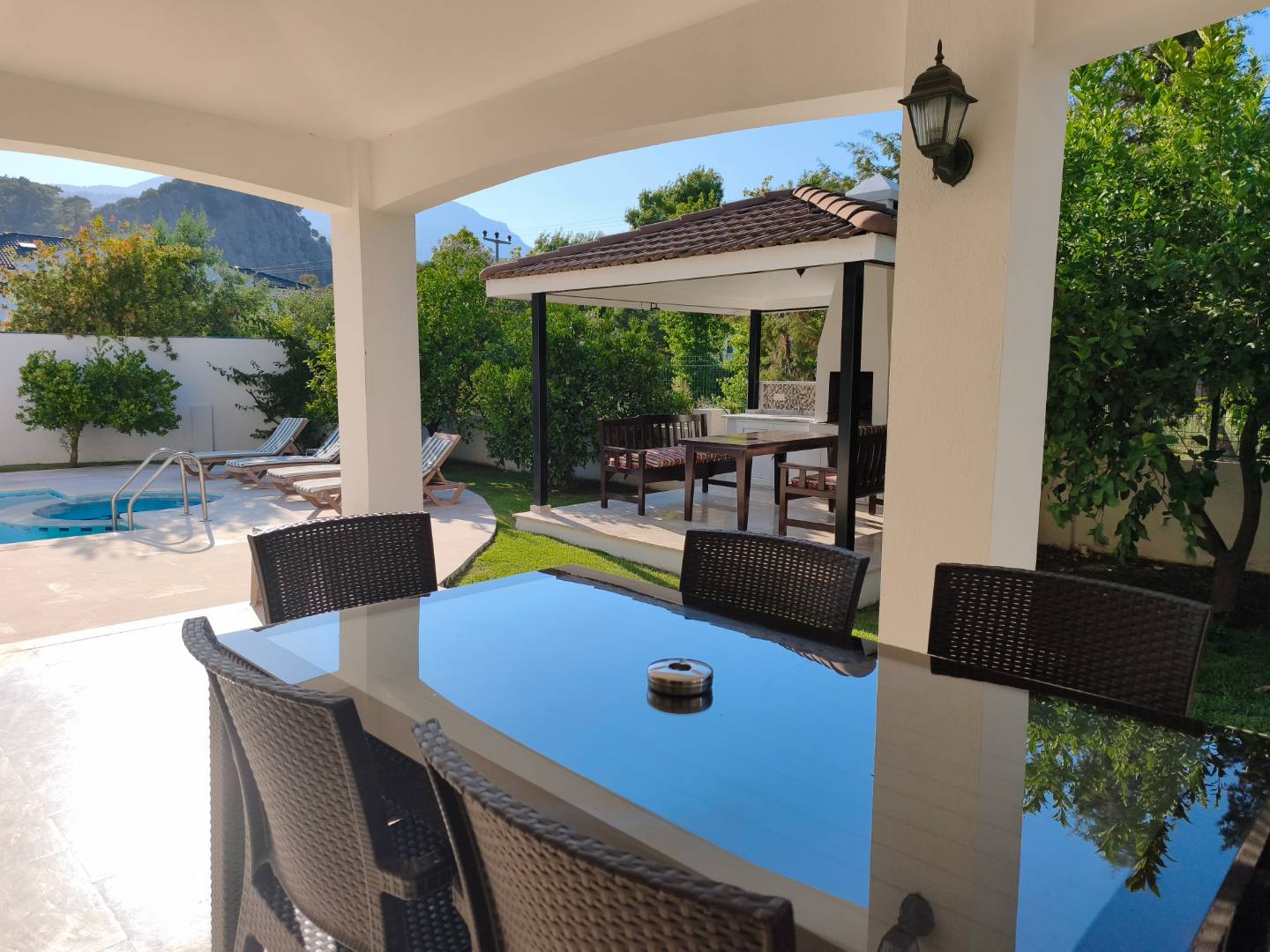Ortaca Dalyan'da Yemyeşil Bahçeli, Özel Havuzlu, 8 Kişilik Villa