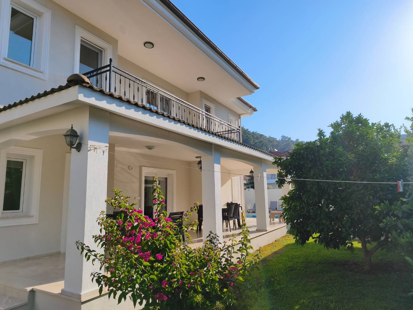 Ortaca Dalyan'da Yemyeşil Bahçeli, Özel Havuzlu, 8 Kişilik Villa