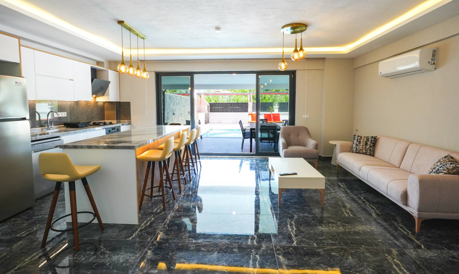 Ortaca Dalyan'da Sakin Konumda, Özel Havuzlu, İkiz Villa 45892 — 7