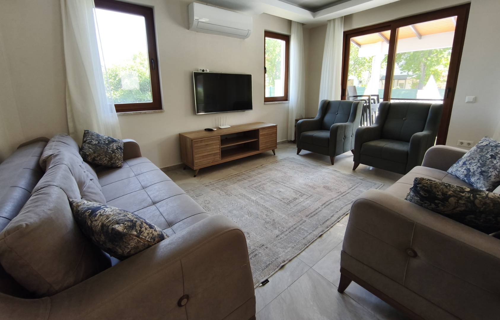 Ortaca Dalyan'da Sakin Konumda, Özel Havuzlu, Konforlu Villa 46111 — 9