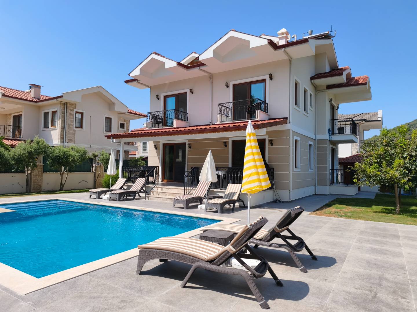 Ortaca Dalyan'da Sakin Konumda, Özel Havuzlu, Konforlu Villa 46111 — 4