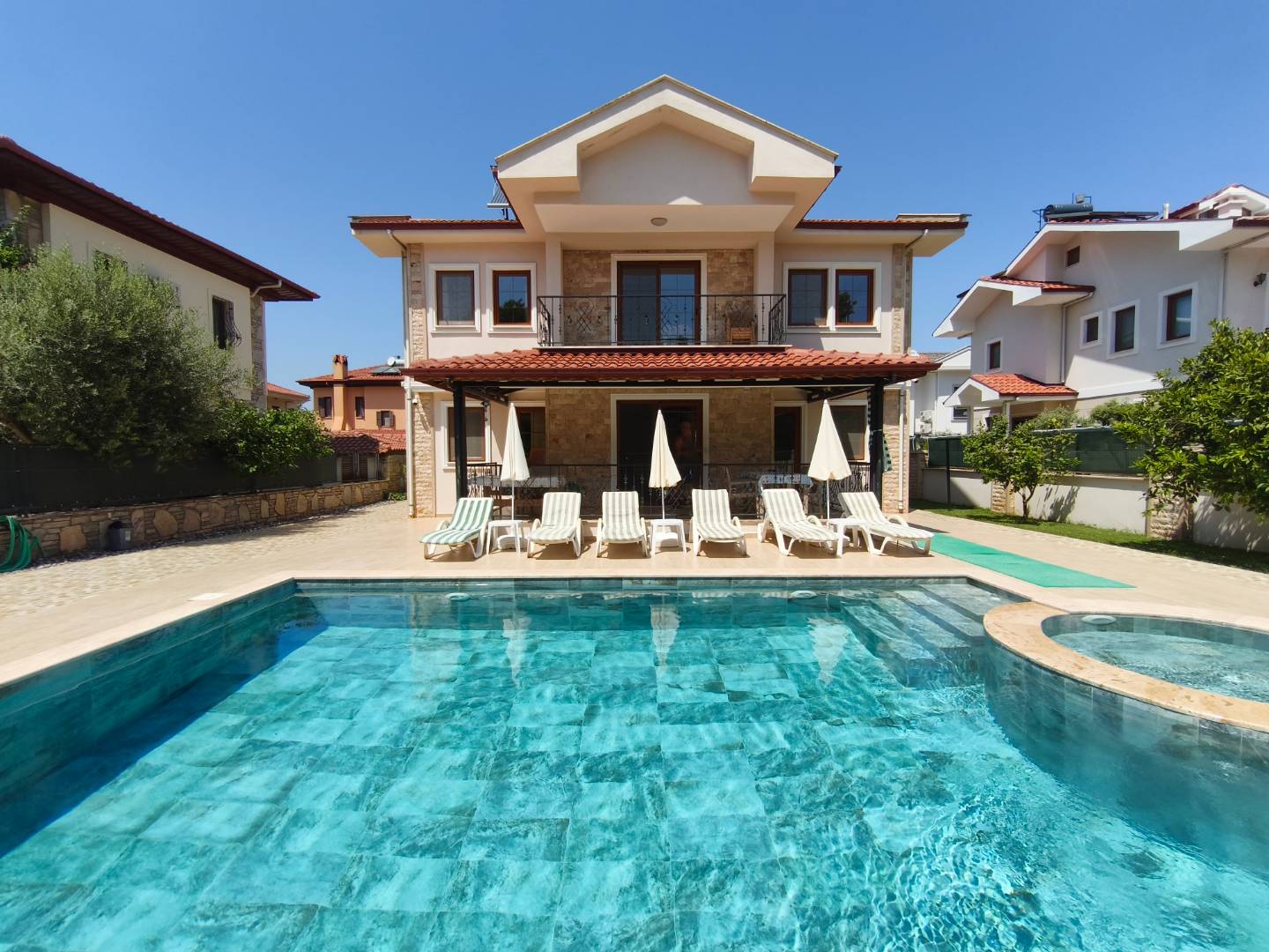 Ortaca Dalyan'da Kalabalık Ailelere Uygun, Özel Havuzlu, Modern Villa 46112