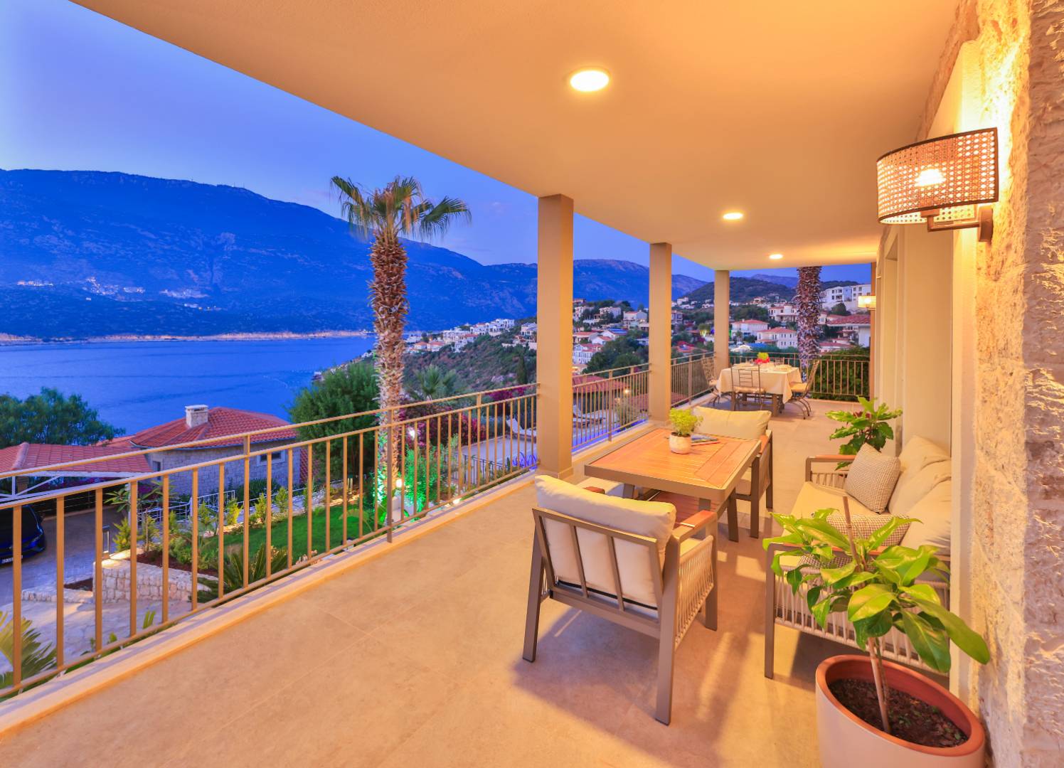 Kaş Andifli'de Muhteşem Deniz Manzaralı, Özel Havuzlu, 6 Kişilik Villa 46071 — 2