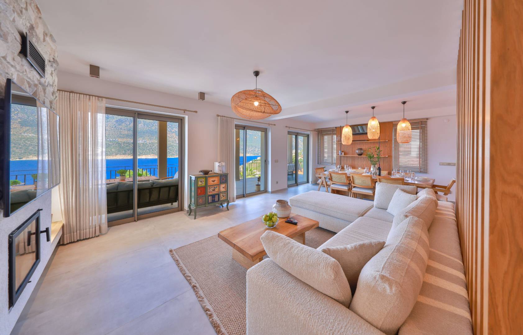 Kaş Andifli'de Muhteşem Deniz Manzaralı, Özel Havuzlu, 6 Kişilik Villa 46071 — 6