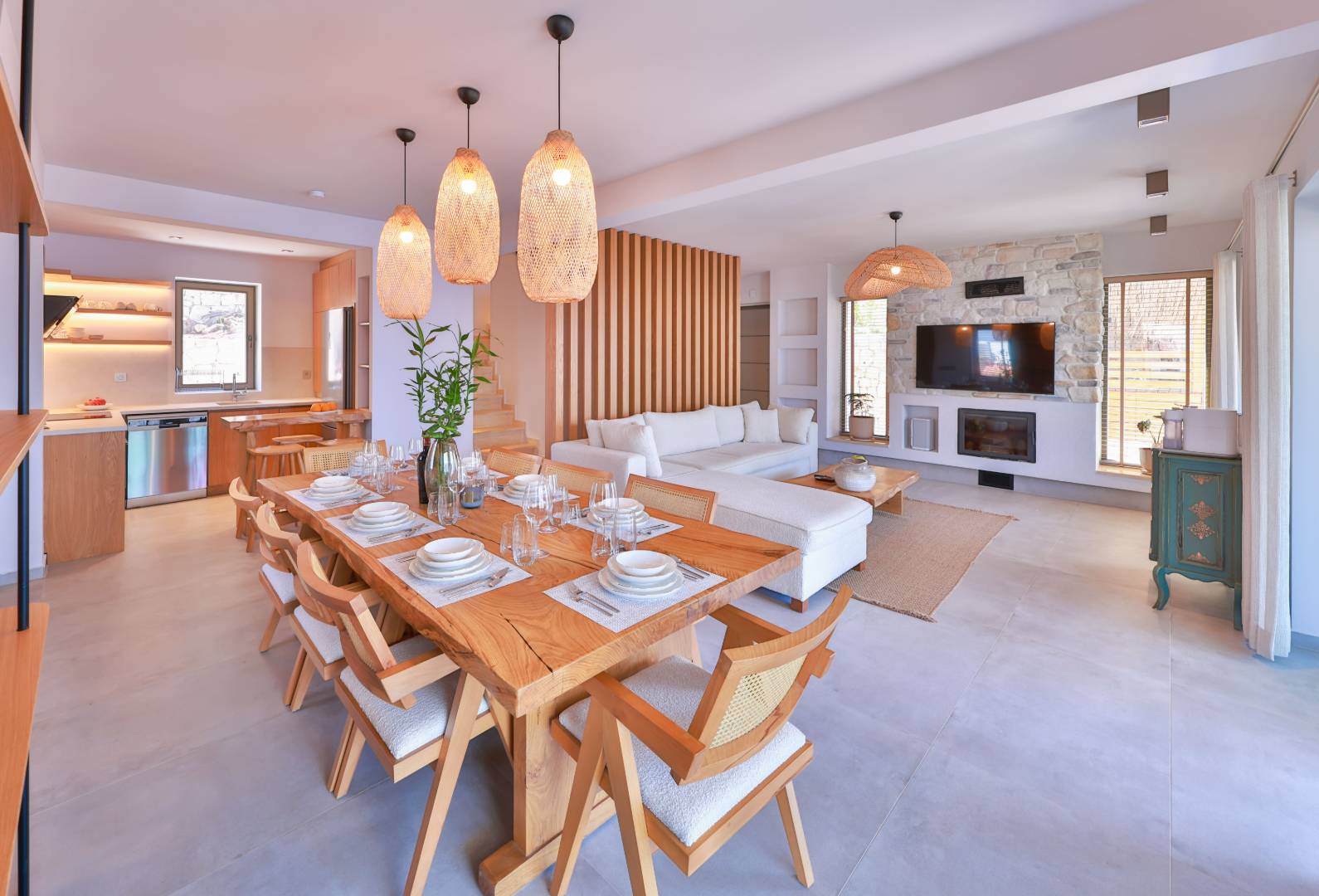 Kaş Andifli'de Muhteşem Deniz Manzaralı, Özel Havuzlu, 6 Kişilik Villa 46071 — 8