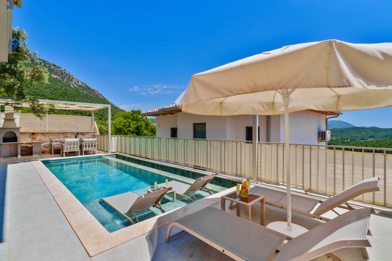 Kaş Çukurbağ'da Huzurlu Doğada, Özel Havuzlu, Kiralık Villa 45893 — 2