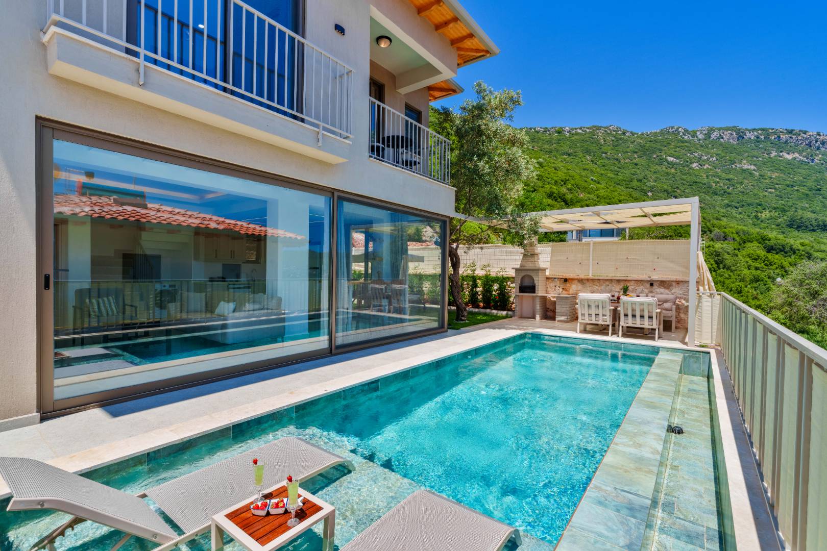 Kaş Çukurbağ'da Huzurlu Doğada, Özel Havuzlu, Kiralık Villa 45893 — 3