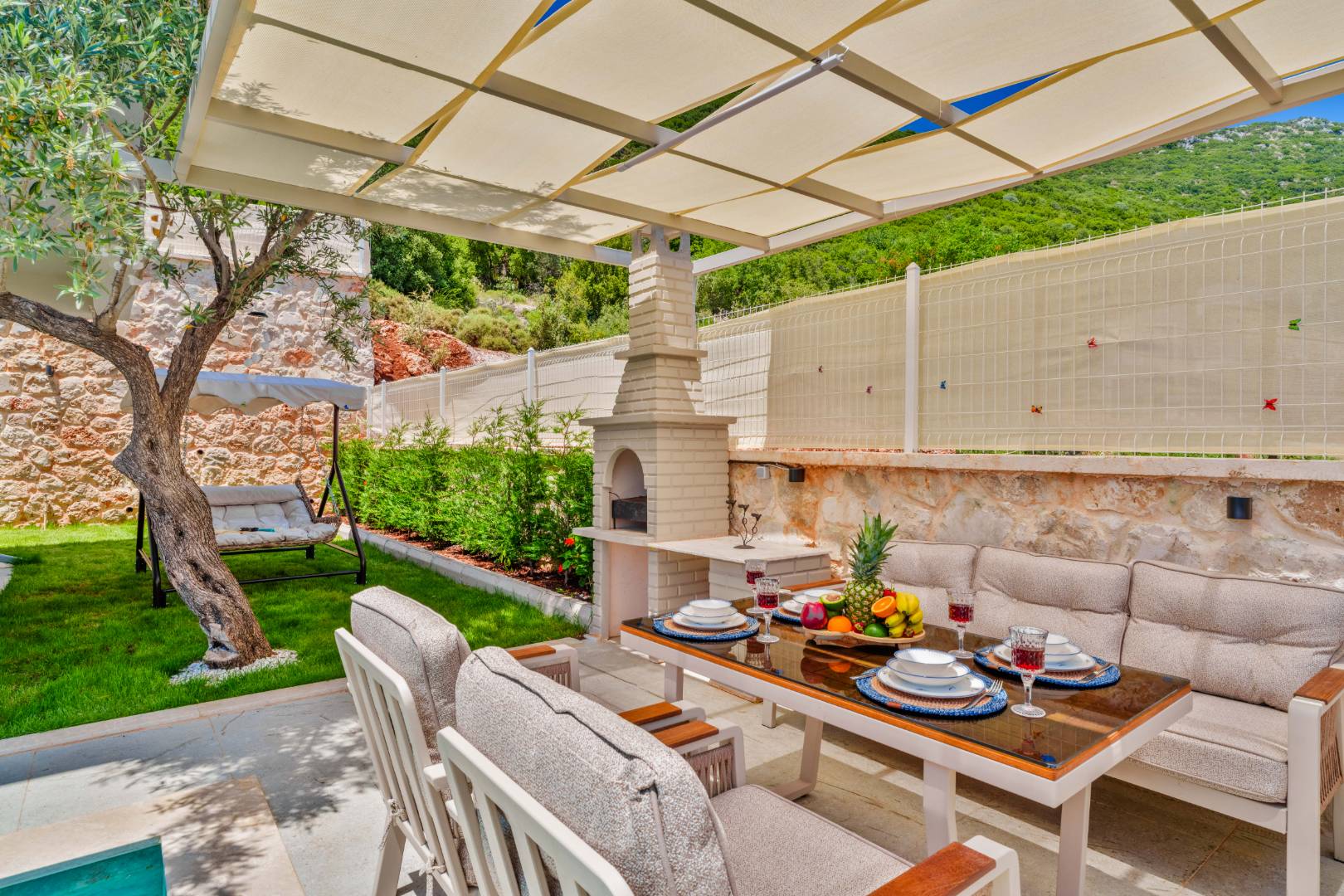 Kaş Çukurbağ'da Huzurlu Doğada, Özel Havuzlu, Kiralık Villa 45893 — 7