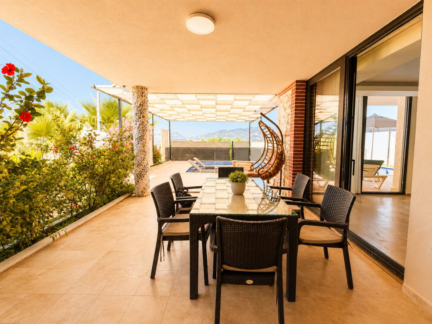 Kaş Palamut'da Enfes Doğa Manzaralı, Özel Havuzlu, Geniş Villa 45975 — 7