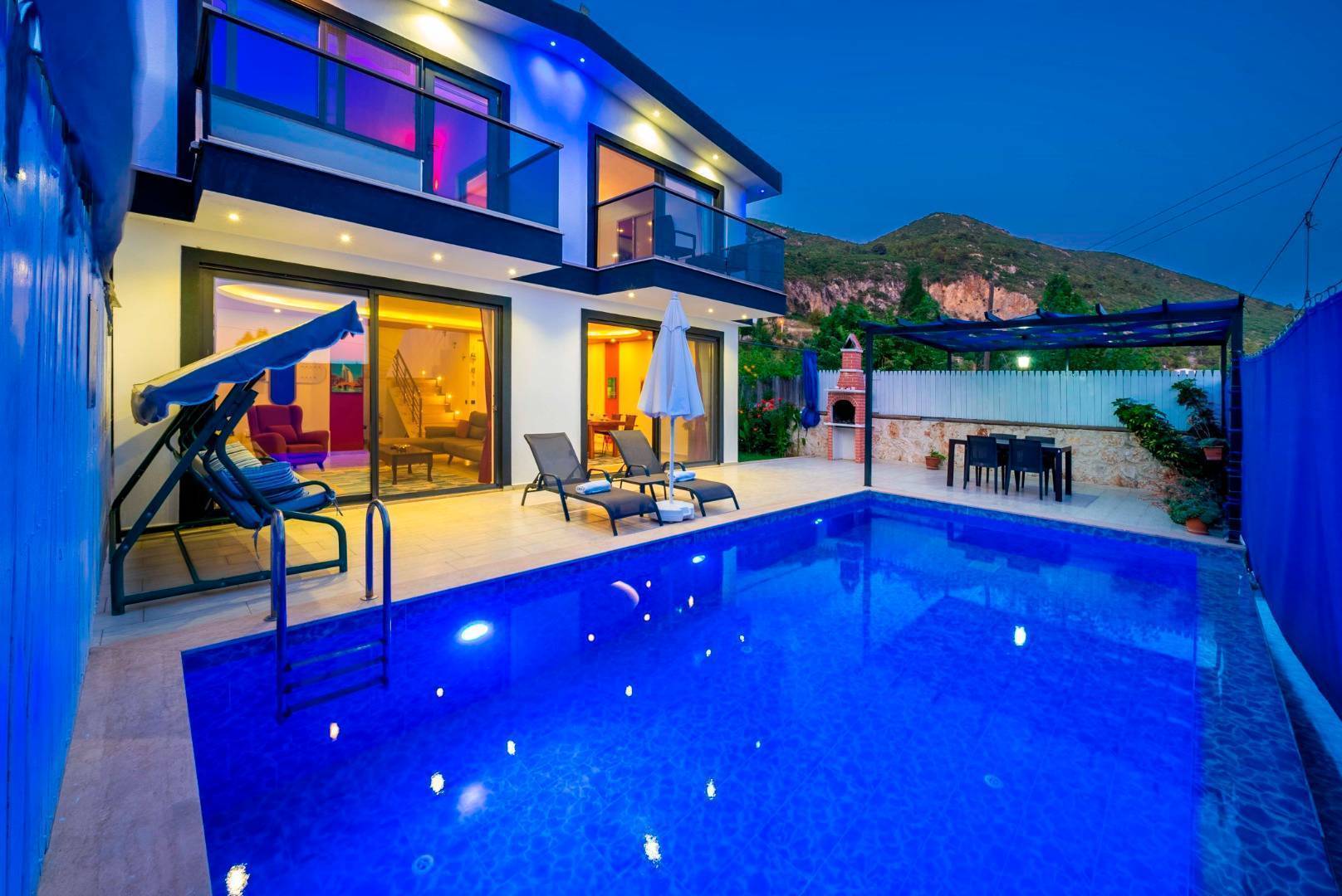 Kaş İslamlar'da Muhteşem Doğa Manzaralı, Jakuzili, 2 Kişilik Villa 45699 — 3