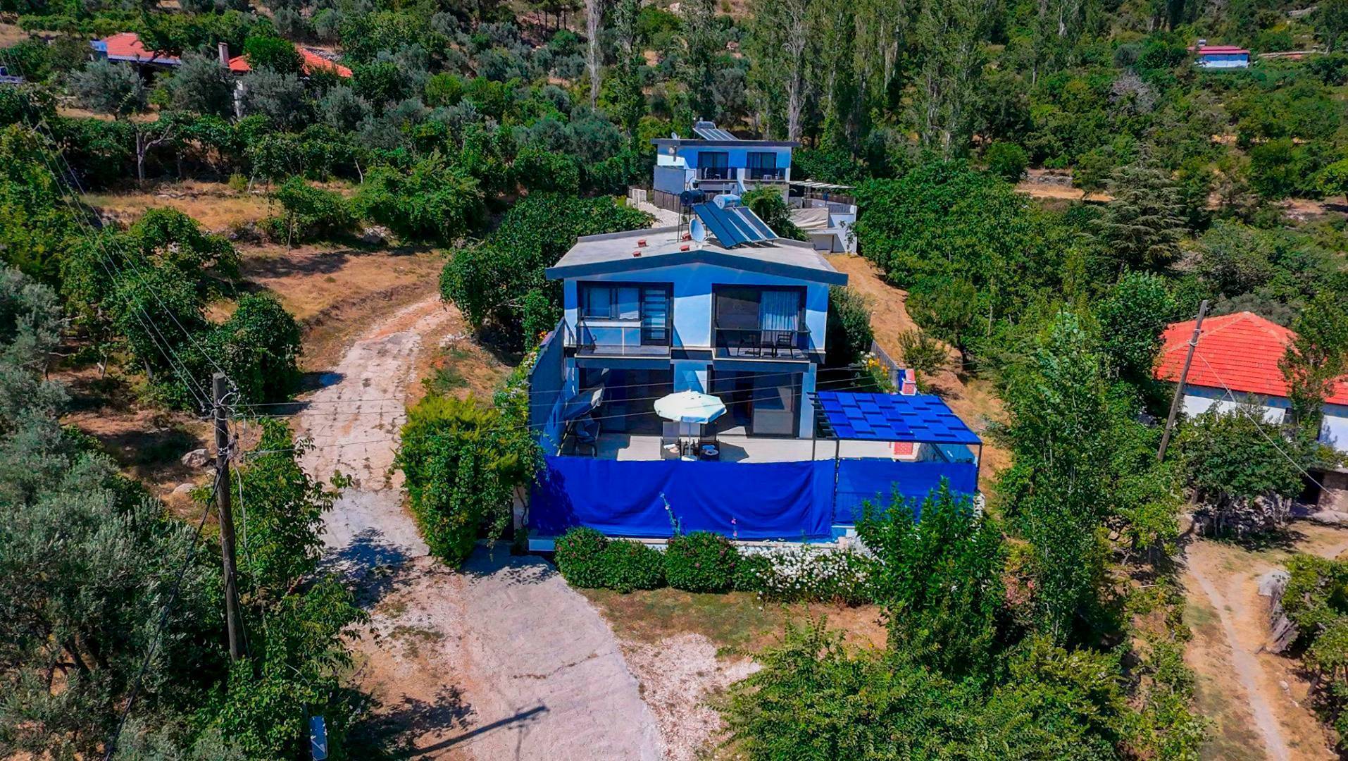 Kaş İslamlar'da Muhteşem Doğa Manzaralı, Jakuzili, 2 Kişilik Villa