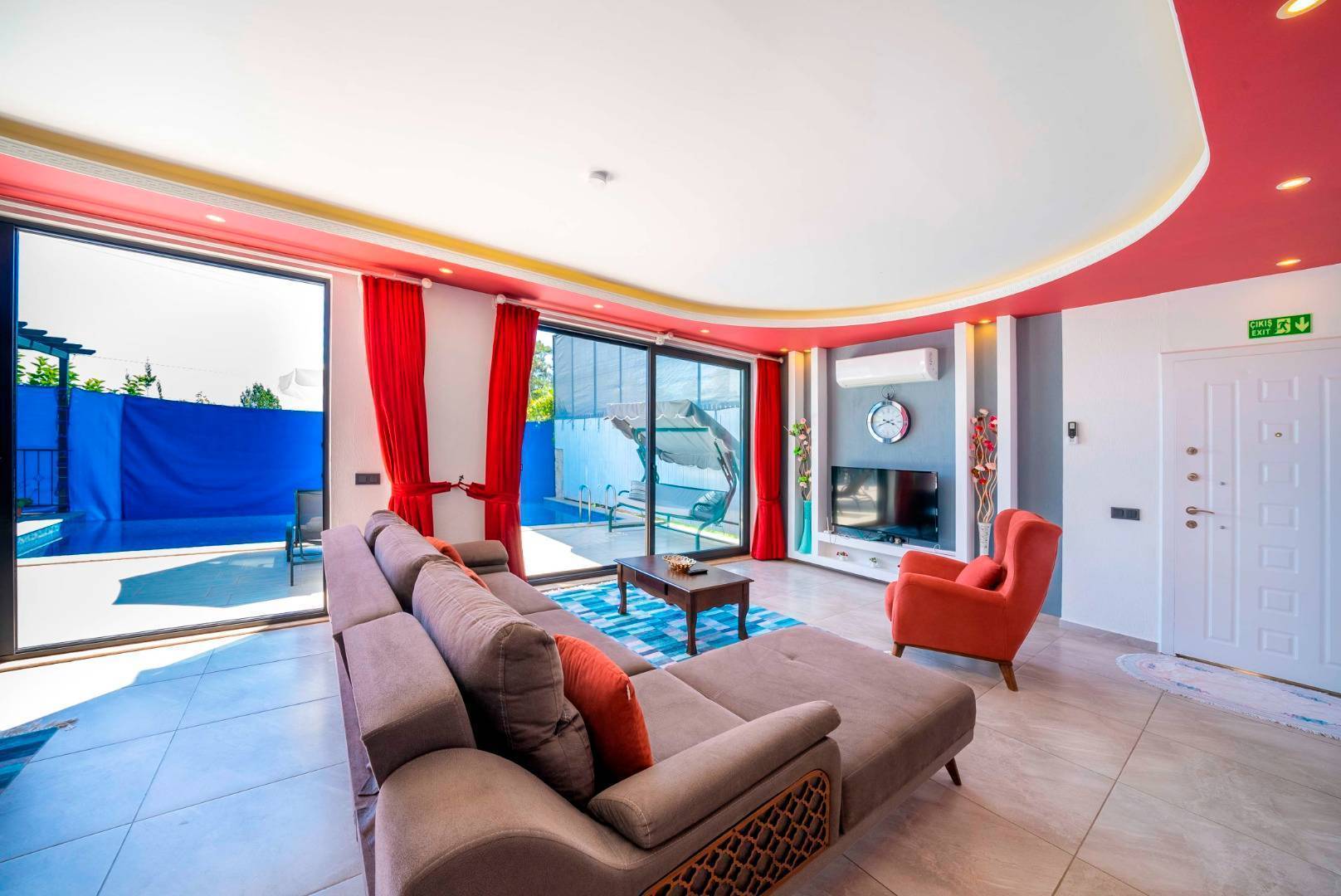 Kaş İslamlar'da Muhteşem Doğa Manzaralı, Jakuzili, 2 Kişilik Villa 45699 — 5