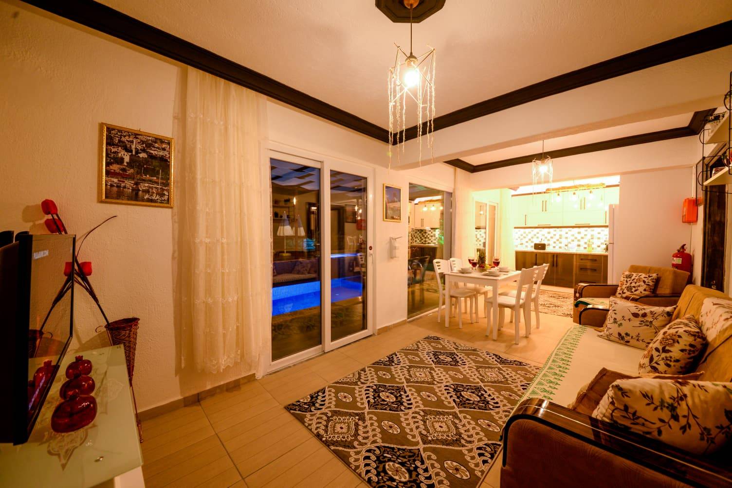 Kaş Bezirgan'da Balayı Çiftlerine Uygun, Özel Havuzlu, Kiralık Villa 45883 — 9