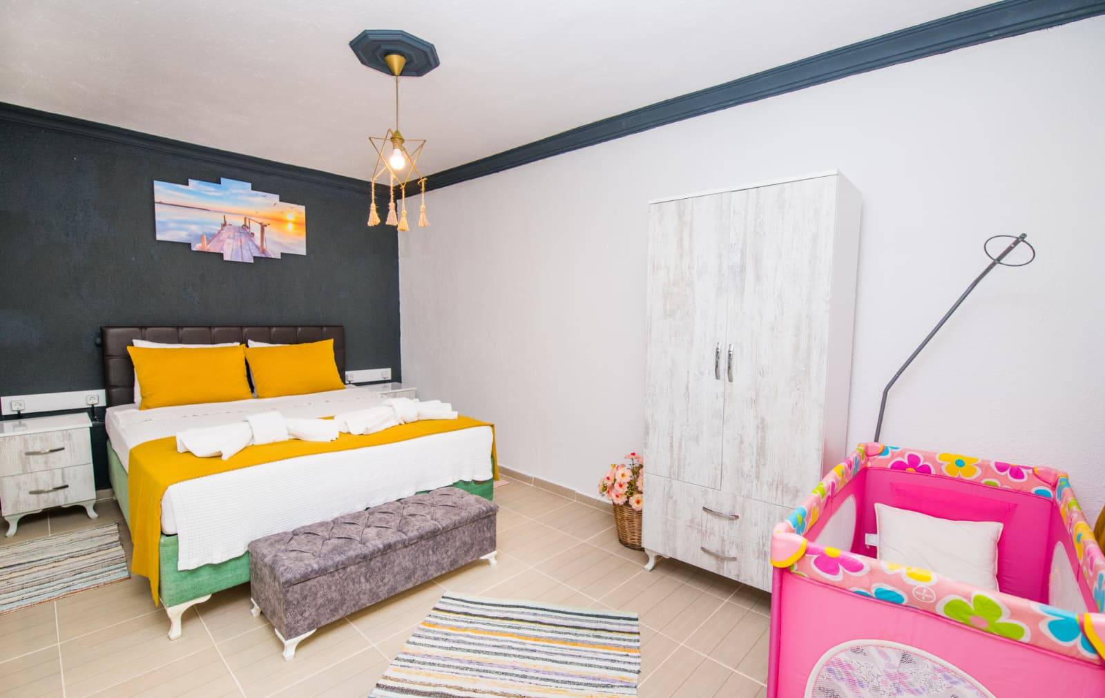 Kaş Bezirgan'da Balayı Çiftlerine Uygun, Özel Havuzlu, Kiralık Villa