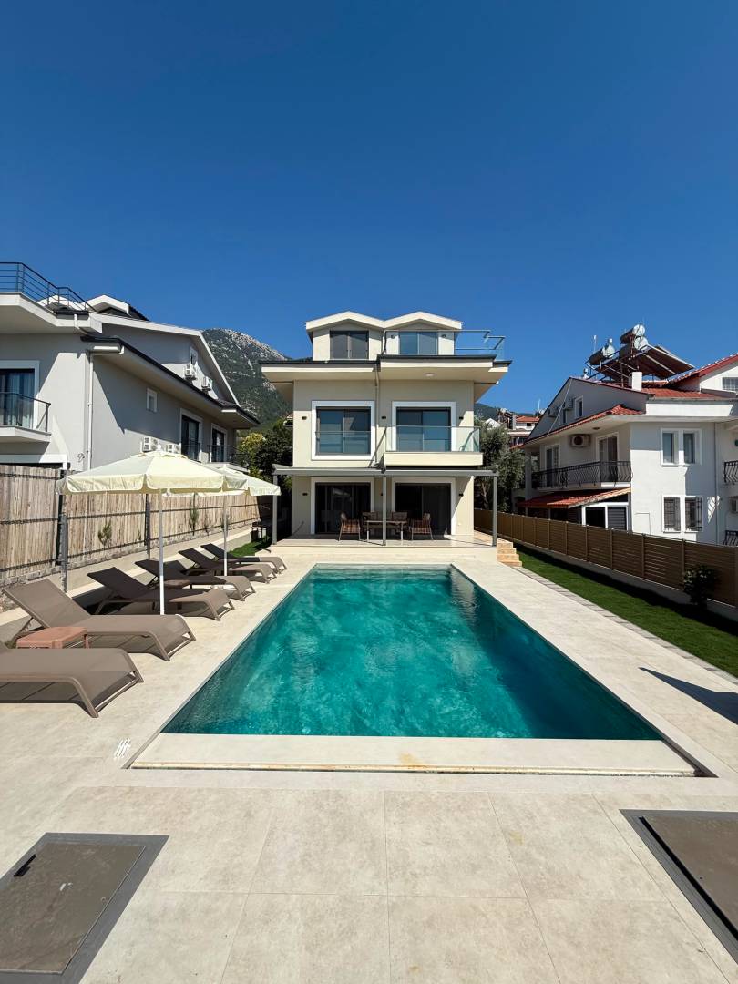 Fethiye Ölüdeniz'de Kalabalık Ailelere Uygun, Özel Havuzlu, 9 Kişilik Villa 45887 — 2