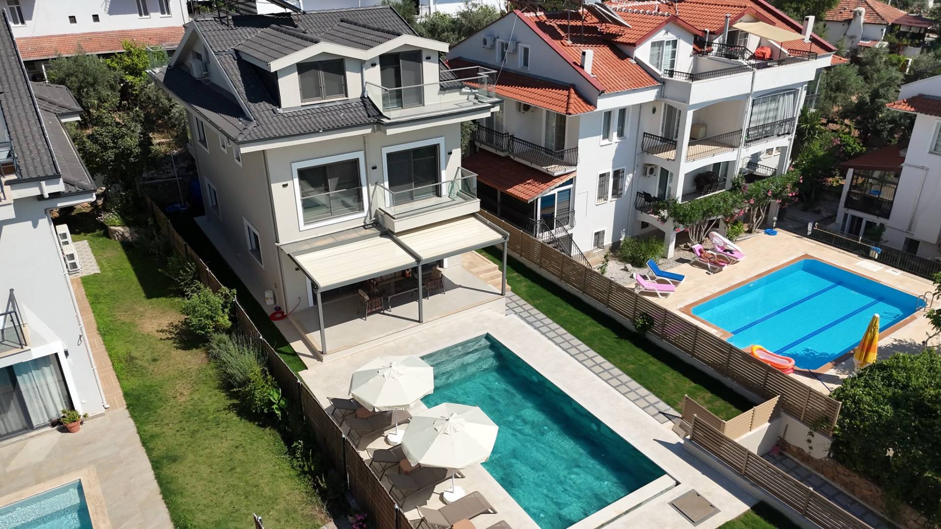 Fethiye Ölüdeniz'de Kalabalık Ailelere Uygun, Özel Havuzlu, 9 Kişilik Villa