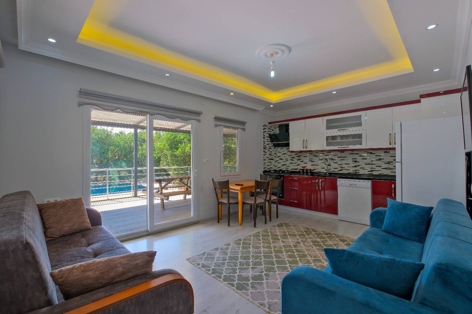 Fethiye Babataşı'nda Elverişli Konumda, Özel Havuzlu, 3+1 Villa 46320 — 5