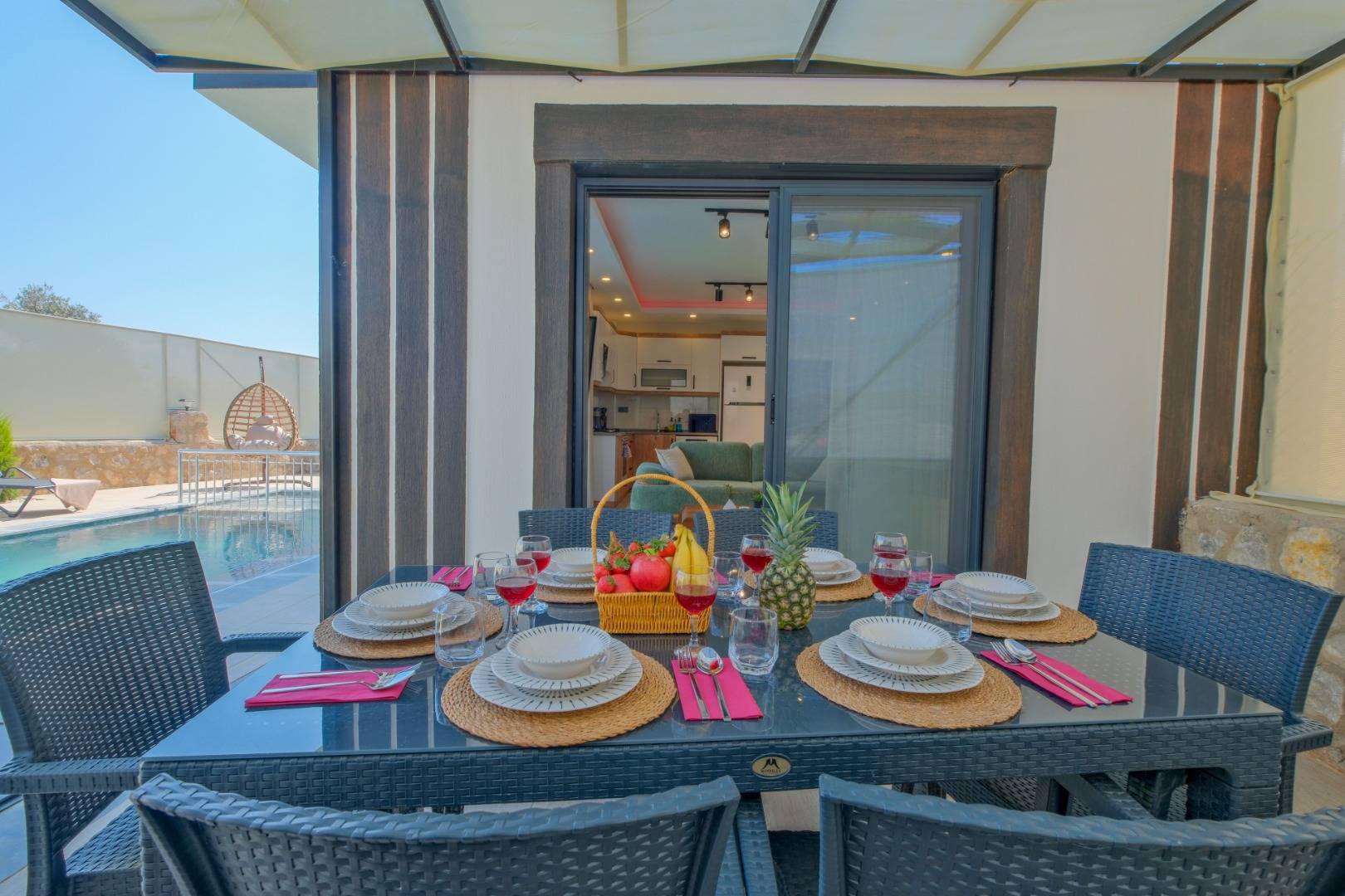 Fethiye Bozyer'de Doğa İle Baş Başa, Özel Havuzlu, 3+1 İkiz Villa 45849 — 8