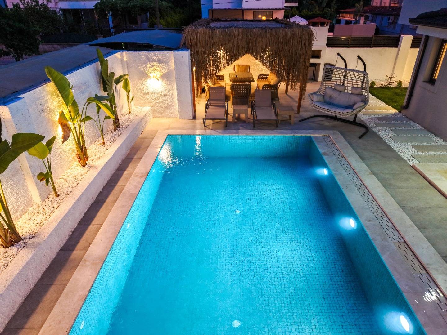 Fethiye Çiftlik'te Elverişli Konumda, Özel Havuzlu, 4+1 Villa 46367 — 5