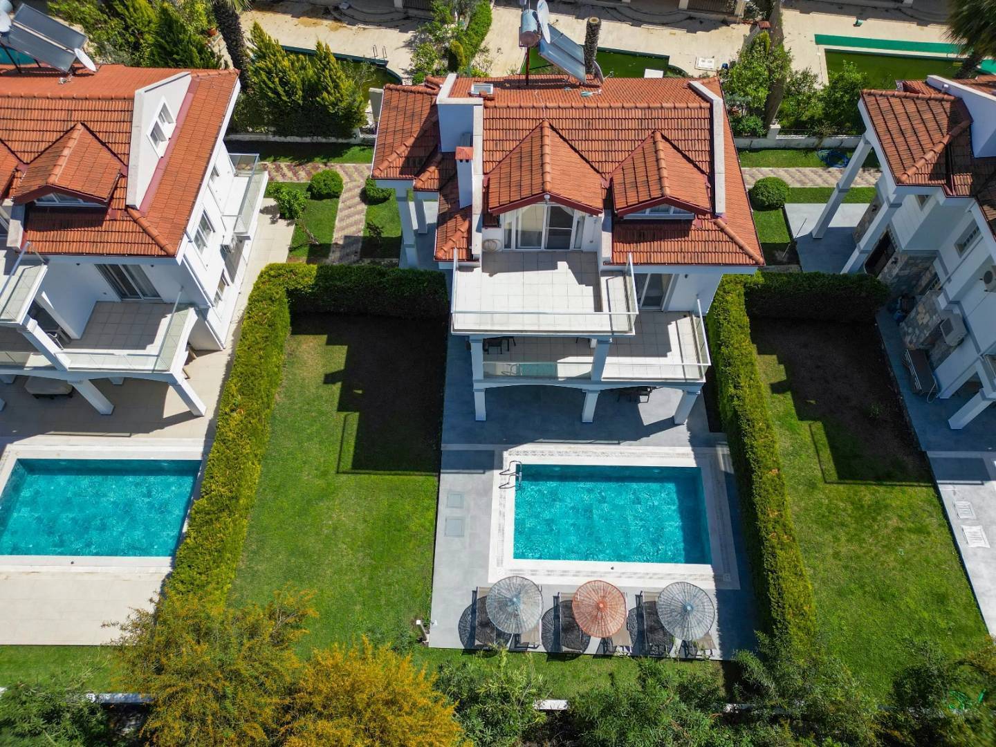 Fethiye Çiftlik'te Elverişli Konumda, Özel Havuzlu, Bahçeli Villa