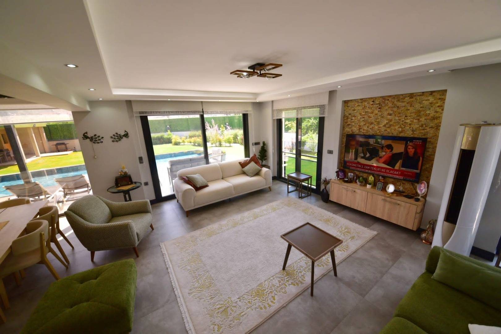 Fethiye Çiftlik'te Sakin Konumda, Özel Havuzlu, Modern Villa 45819 — 5