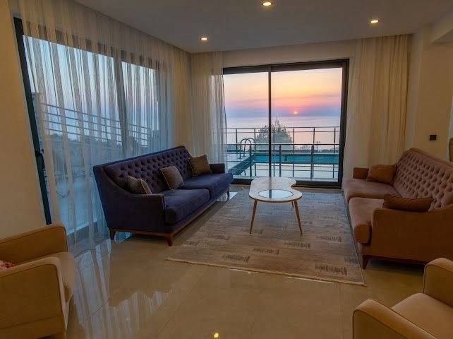 Fethiye Faralya'da Muhteşem Deniz Manzaralı, Özel Havuzlu, 4+1 Villa 46195 — 8