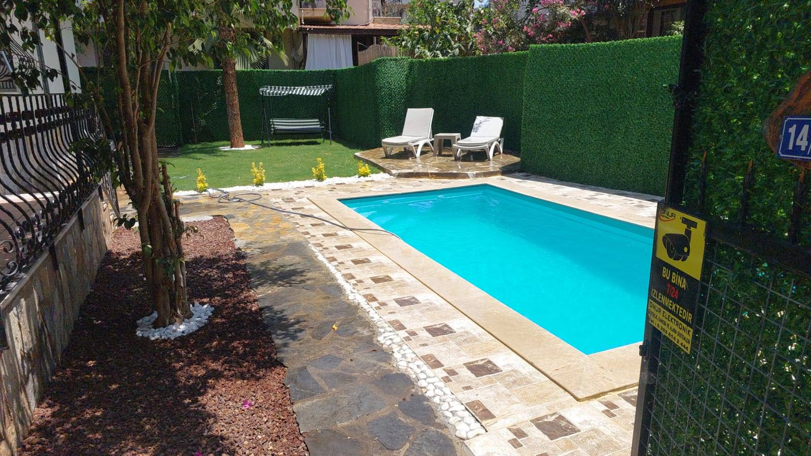 Fethiye Foça'da Merkezi Konumda, Özel Havuzlu, Konforlu Villa 45978 — 3