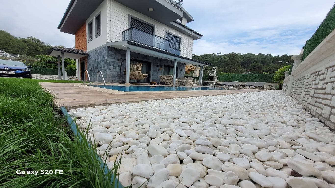 Fethiye Göcek'te Ailelere Uygun, Özel Havuzlu, Tripleks Lüks Villa 33123 — 4