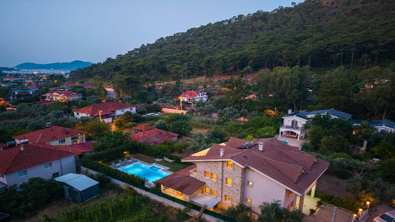 Fethiye Göcek'te Enfes Doğa İçerisinde, Özel Havuzlu, Müstakil Villa