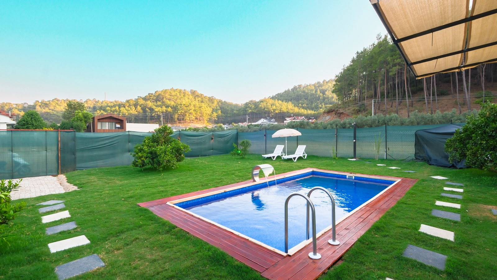 Fethiye İnlice'de Geniş Bahçeli, Özel Havuzlu, Balayı Villası 46503 — 3