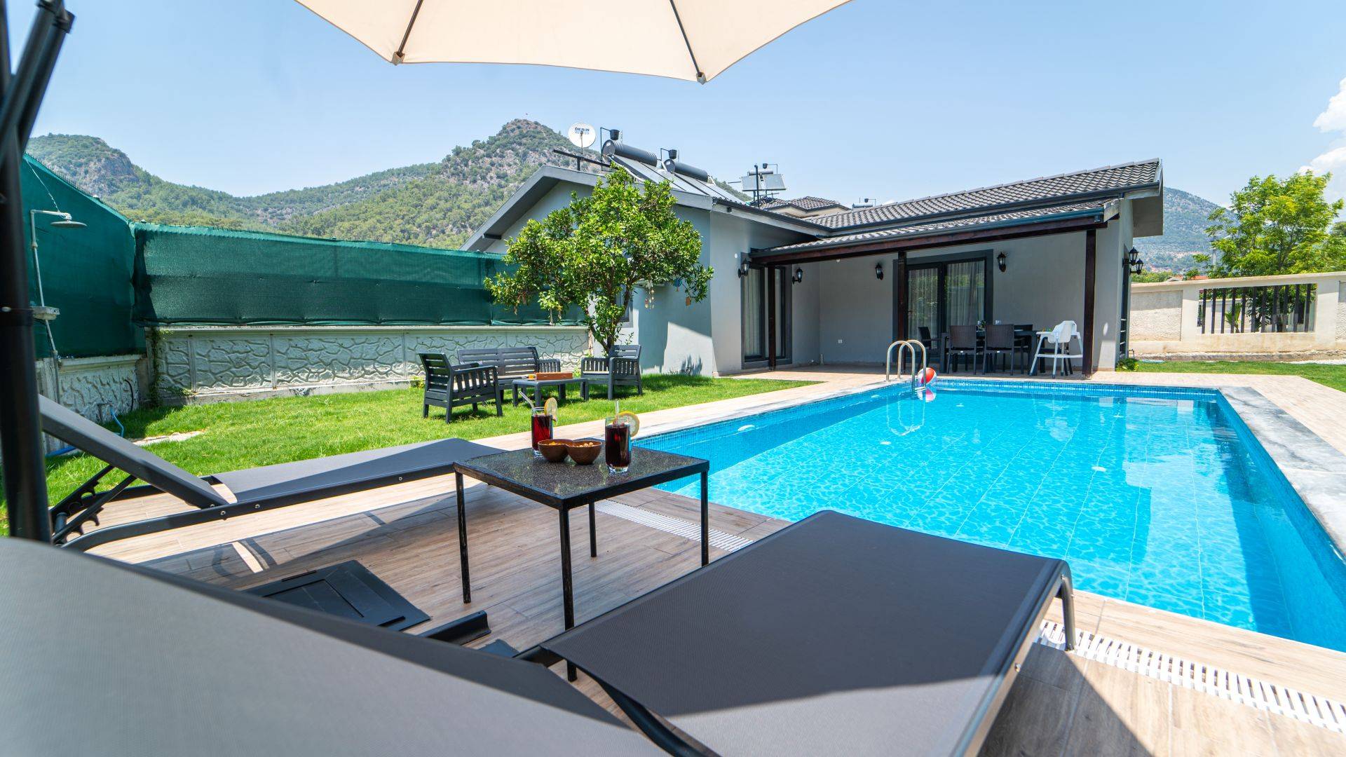 Fethiye İnlice'de Sakin Konumda, Özel Havuzlu, Modern Villa 46331 — 3