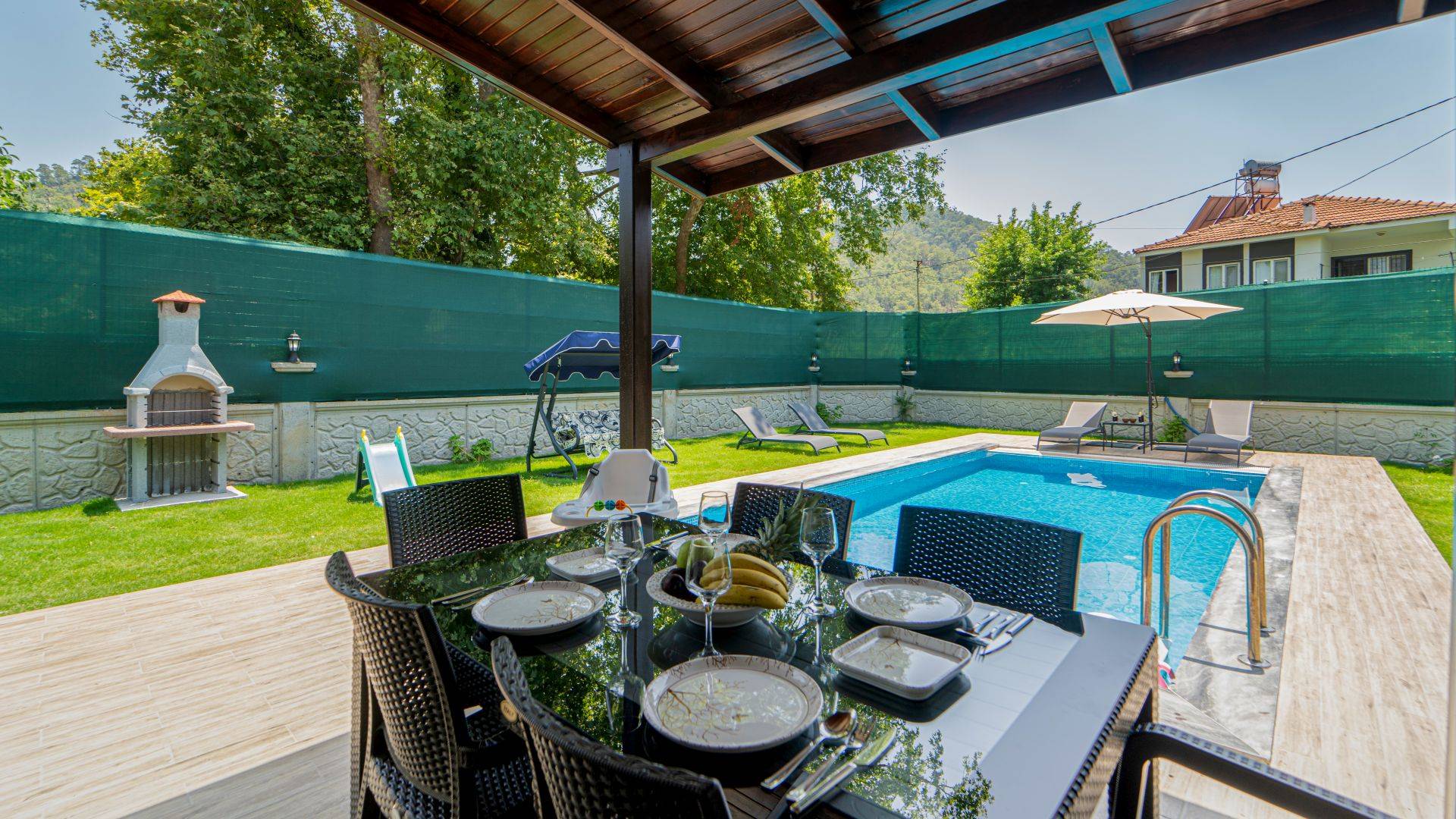 Fethiye İnlice'de Sakin Konumda, Özel Havuzlu, Modern Villa 46331 — 7